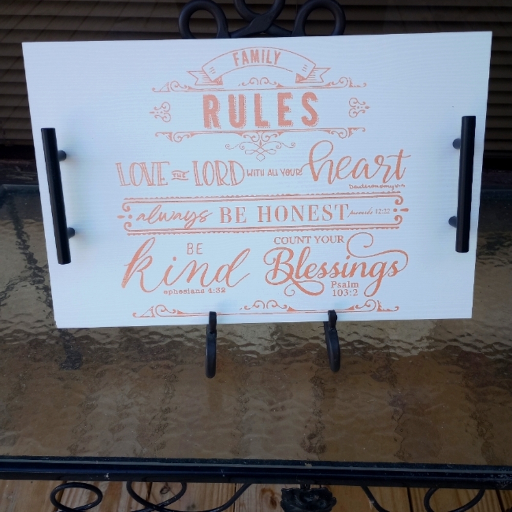 Kitchen Rules Serving Tray